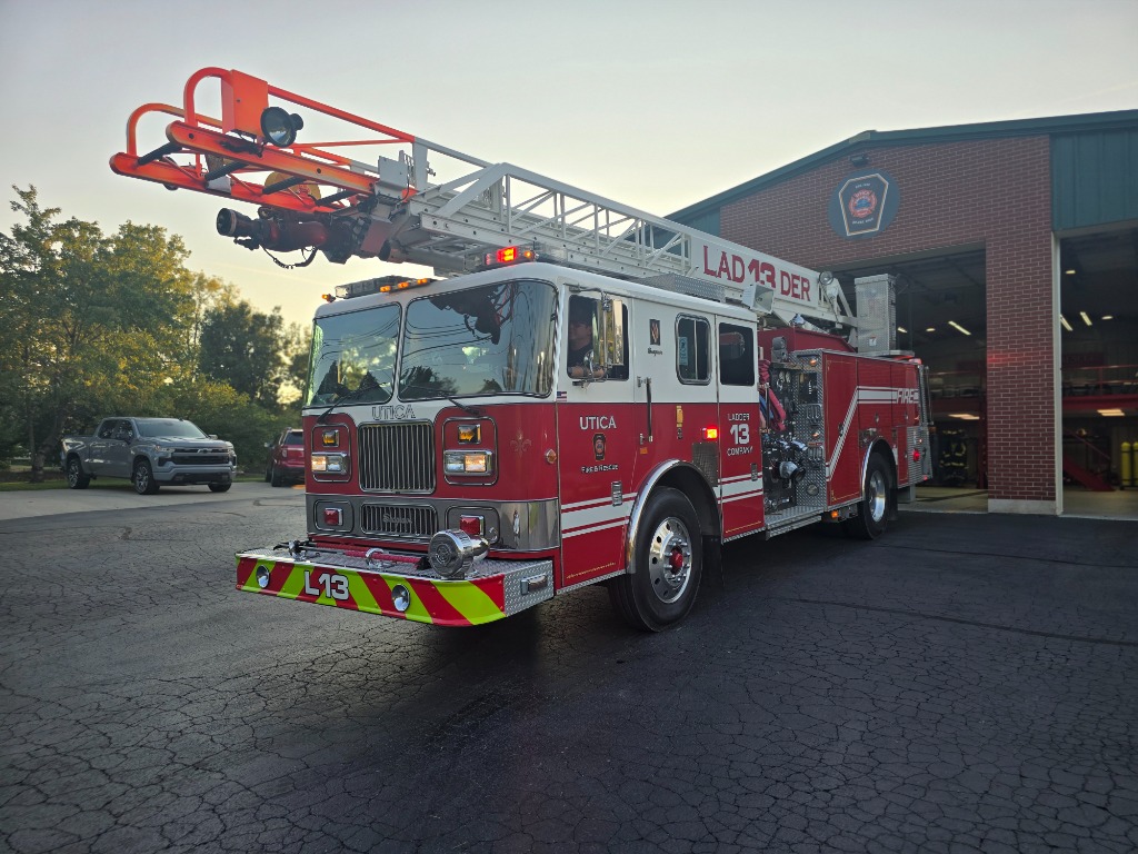 Utica Fire & Rescue Ladder 13 Apparatus
